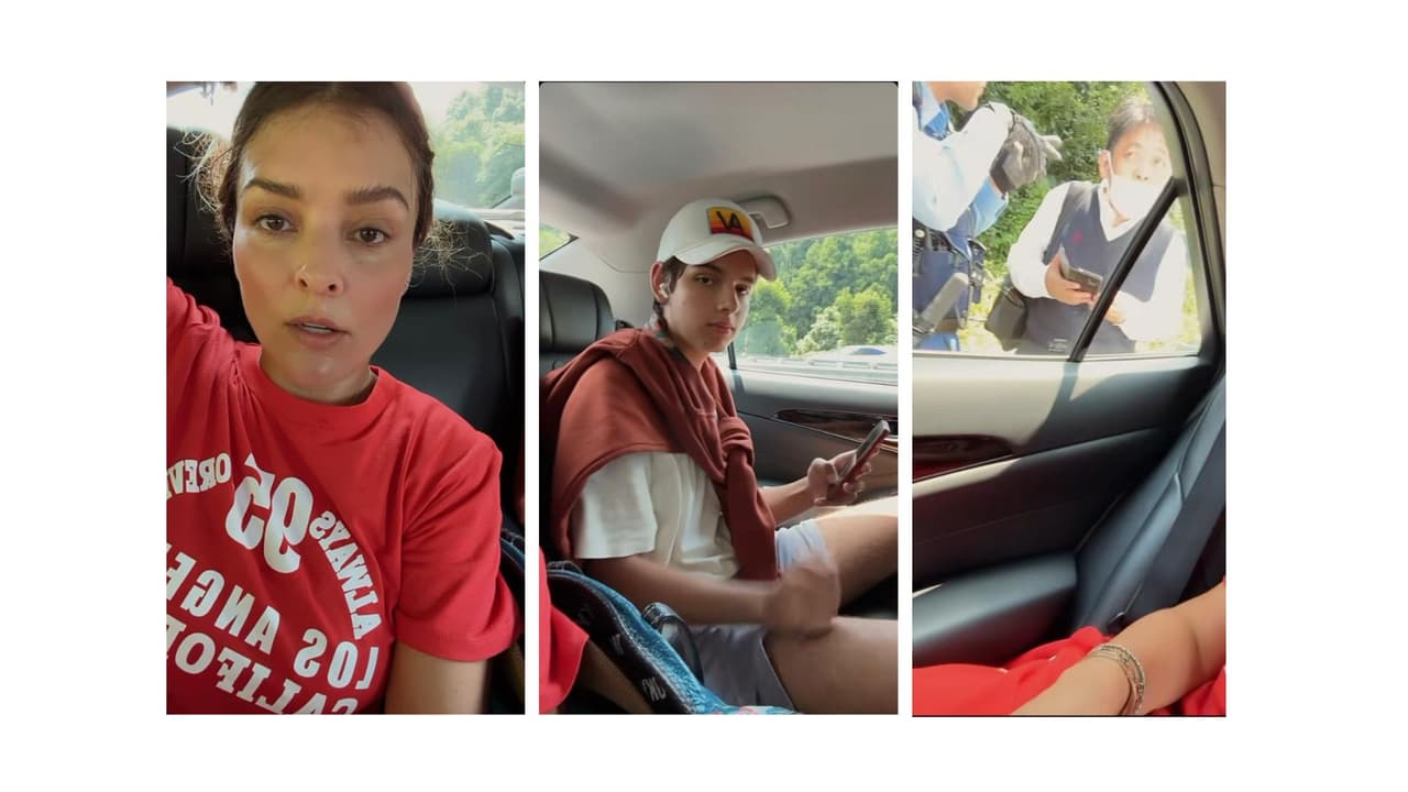 Grettell Valdez documentó detalles del percance en sus redes.