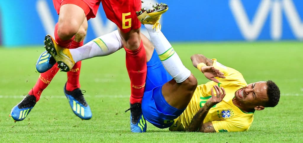 En el juego ante Bélgica por el los cuartos de final el pasado 6 de julio de 2018 en Kazan Arena, en Kazan, donde acabó la presencia de la 'Canarinha' en Rusia 2018.