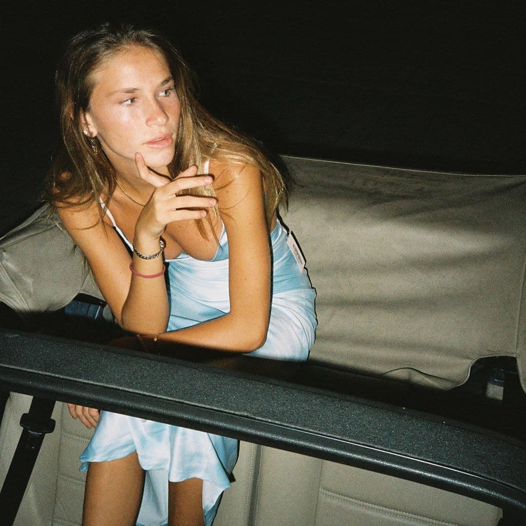 Esta es una de las fotos favoritas de Hannah en donde aparece como protagonista su hermana Nicole.