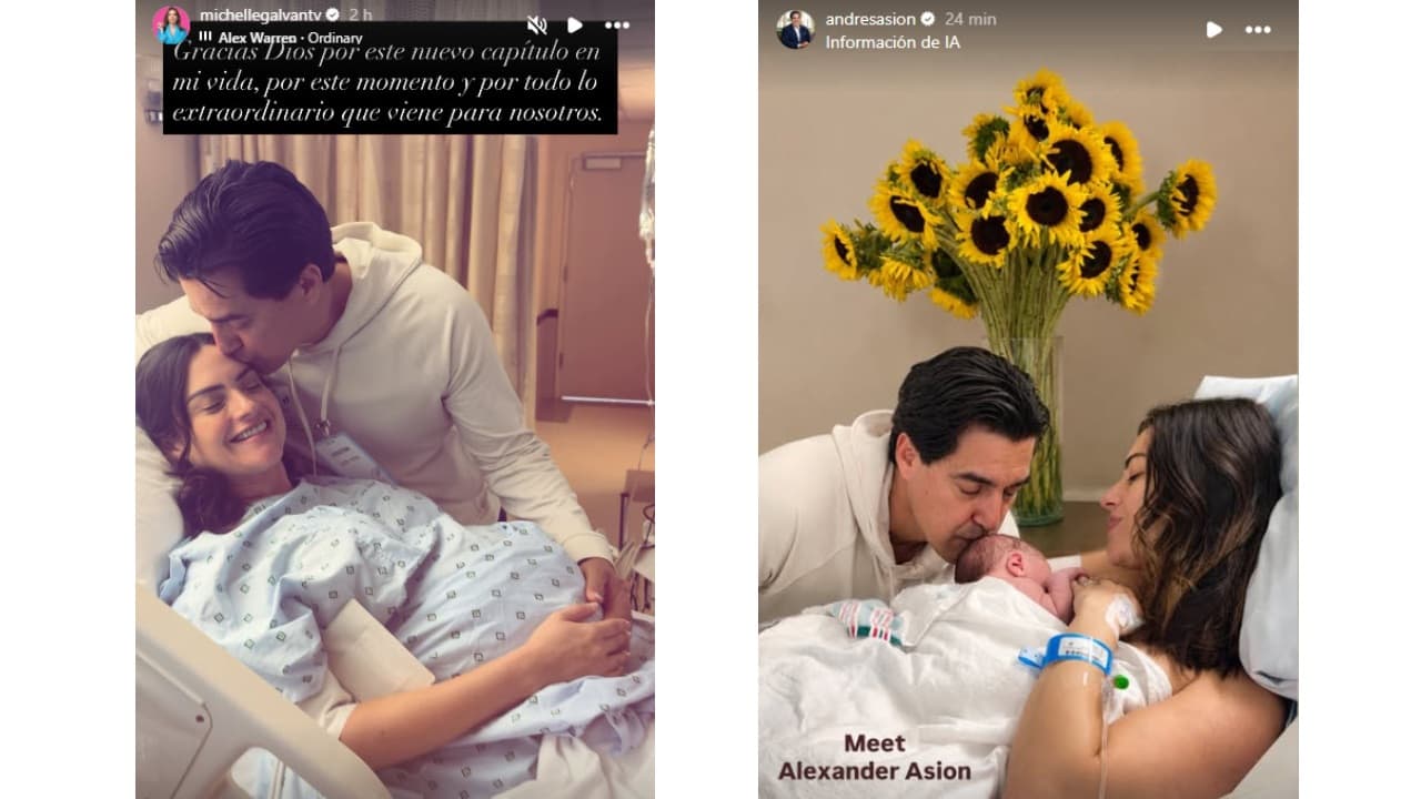 Así presentaron a baby Alexander Asion.