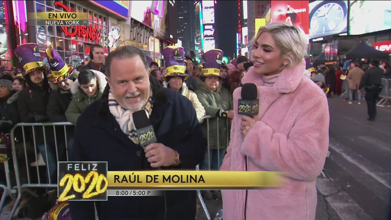 Los encargados de dar la bienvenida a este especial fueron Raúl de Molina y Alejandra Espinoza, desde Times Square.