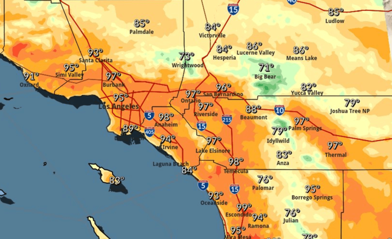 Ciudades de California registran temperaturas récord en pleno invierno
