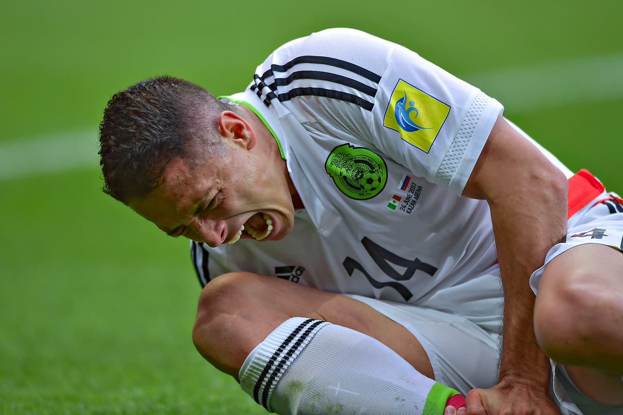 ¿Focos rojos en el Tri? “Chicharito” entrenó por separado