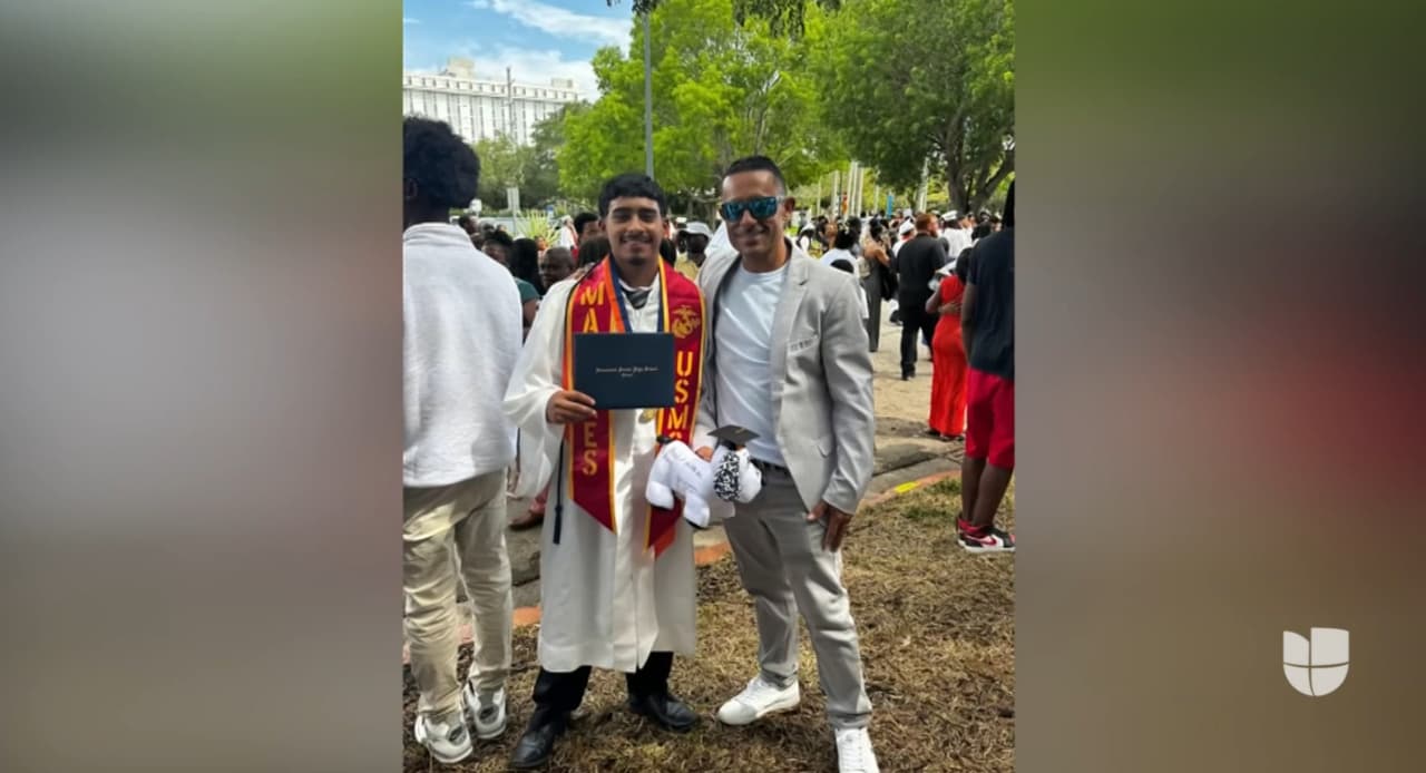 Un padre de familia detenido por ICE y pide estar en la graduación de su hijo marine