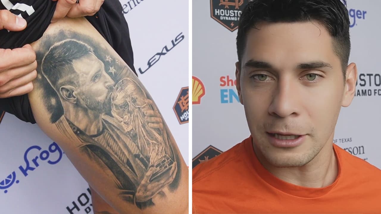 Lionel Messi en Houston enfrentará a un jugador argentino del Dynamo que tiene su rostro tatuado en una pierna
