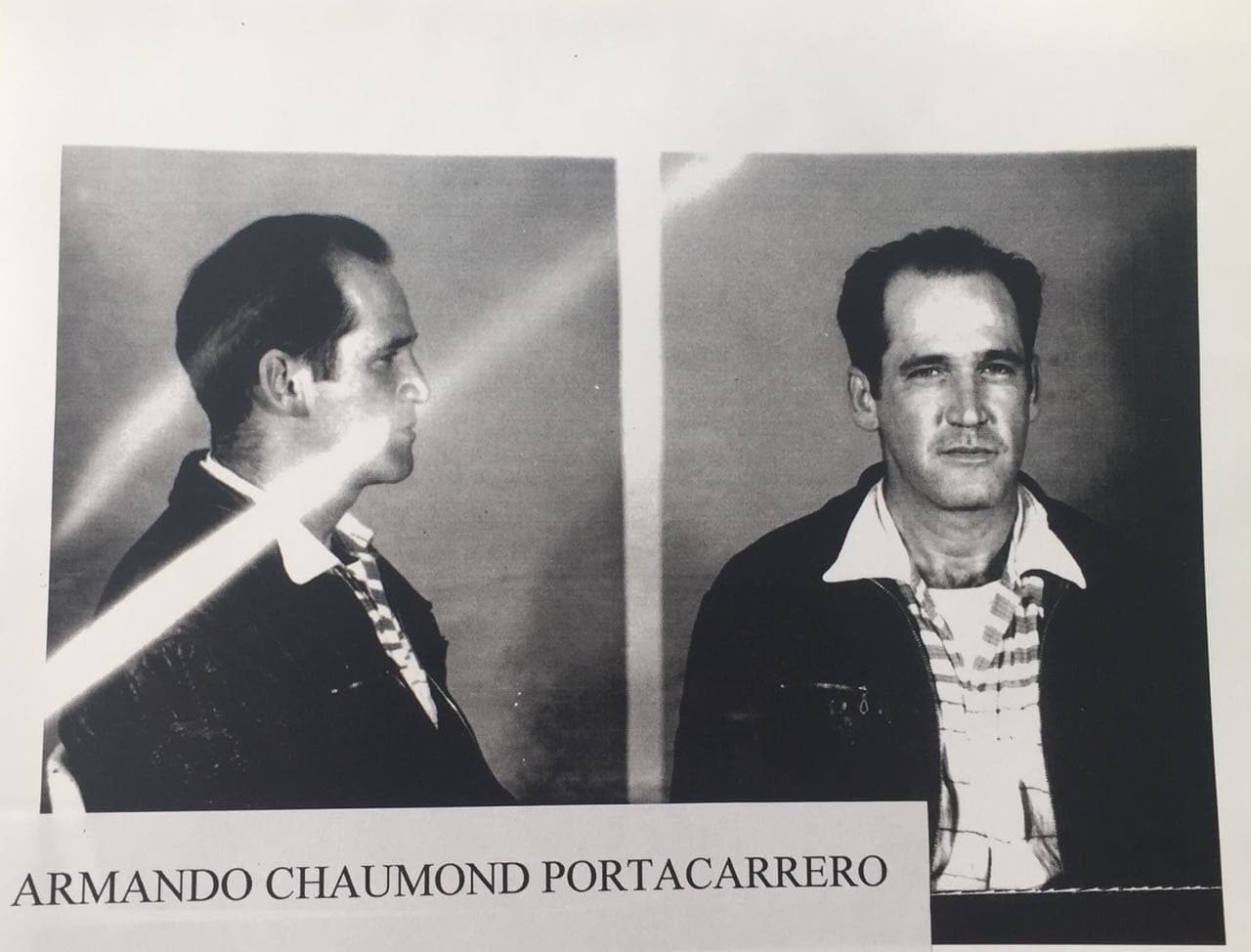 Las autoridades registraron a Arturo Chaumond, timonel del yate Granma, con el nombre de Armando
