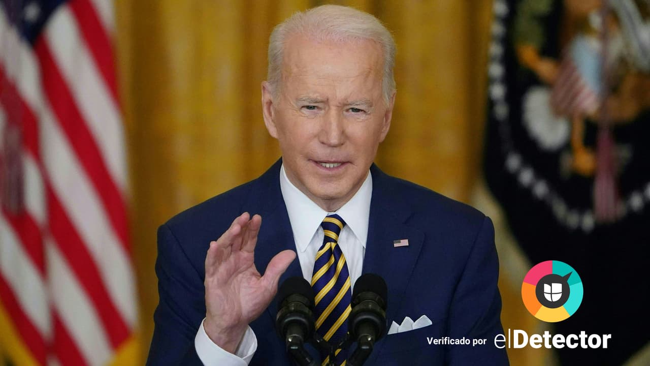 Empleo, pandemia y abastecimiento: ¿tienen base las cifras que da Biden sobre su primer año de gobierno?