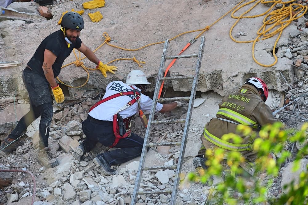 Solidaridad por terremoto en México 2017.