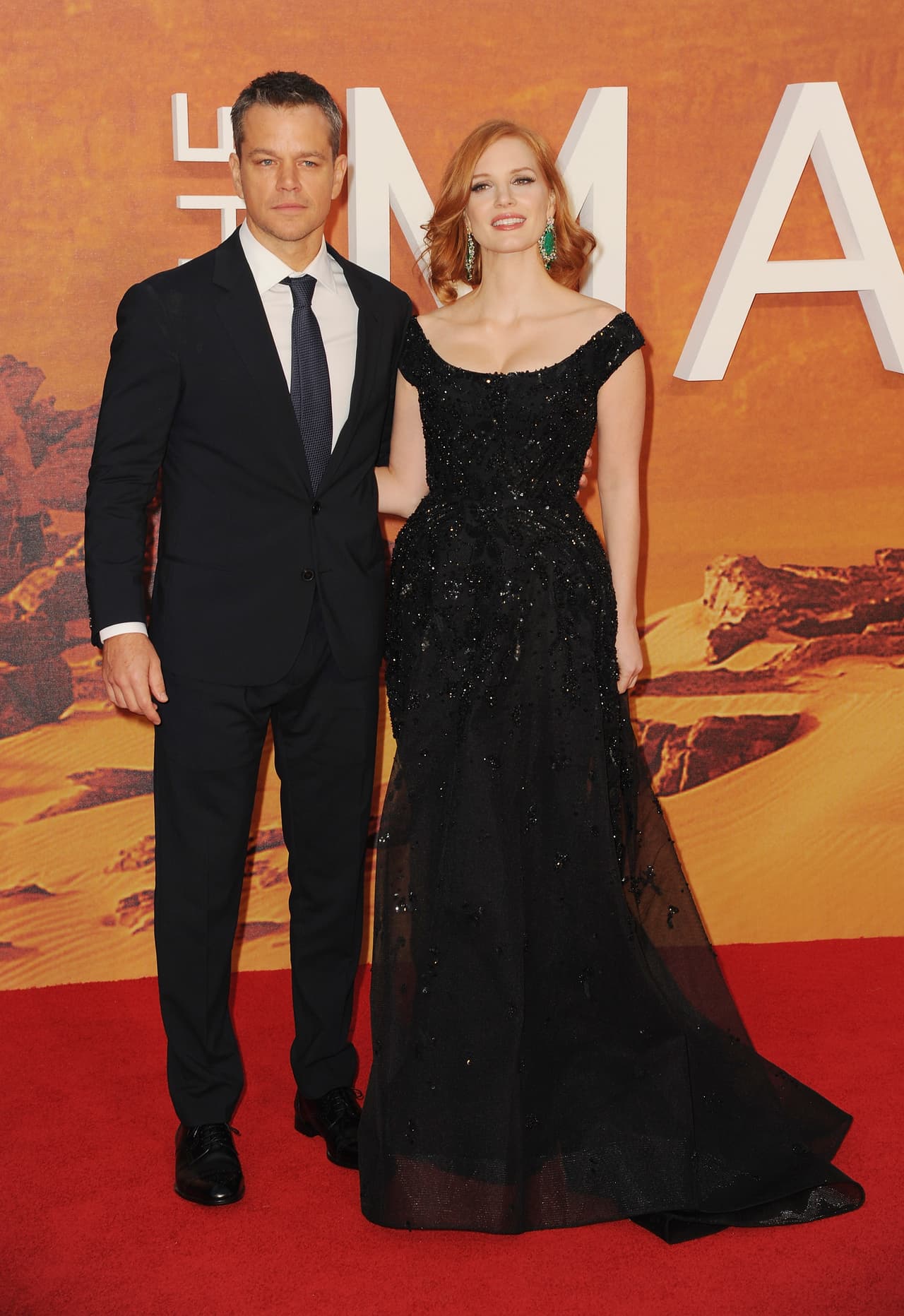 Matt Damon y Jessica Chastain