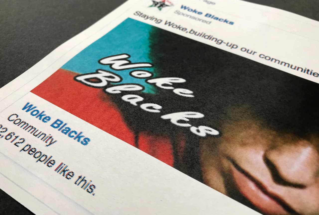 La organización
<i>Woke Blacks</i> (Negros Despiertos, en español) también está señalada en la acusación de Mueller por sus vínculos la empresa rusa Internet Resarch Agency LLC.