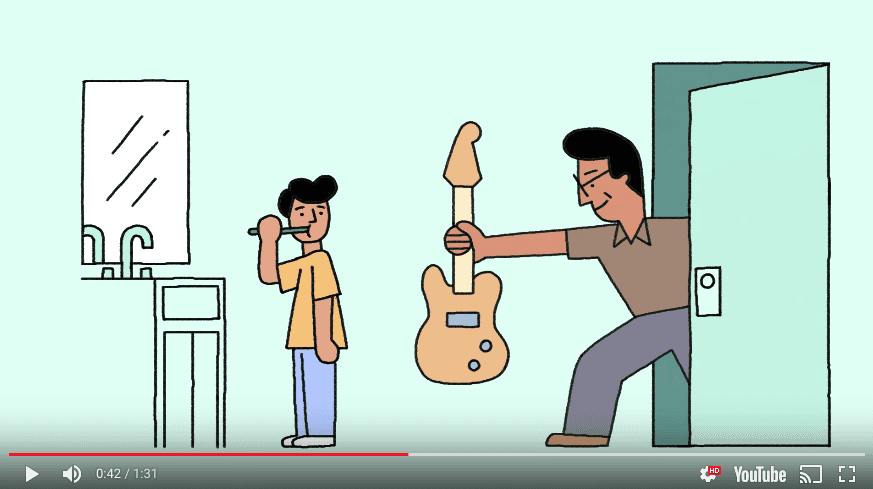 En el libro "Selena: como la flor", de Joe Nick Patoski, se dice que un día Abraham Quintanilla estaba enseñándole a tocar a A. B. Quintanilla, su hijo mayor, y Selena apareció cantando en medio de la clase. En 1995, Abraham Quintanilla le contó a la revista People: "su tiempo, su tono eran perfectos, pude verlo desde el primer día".