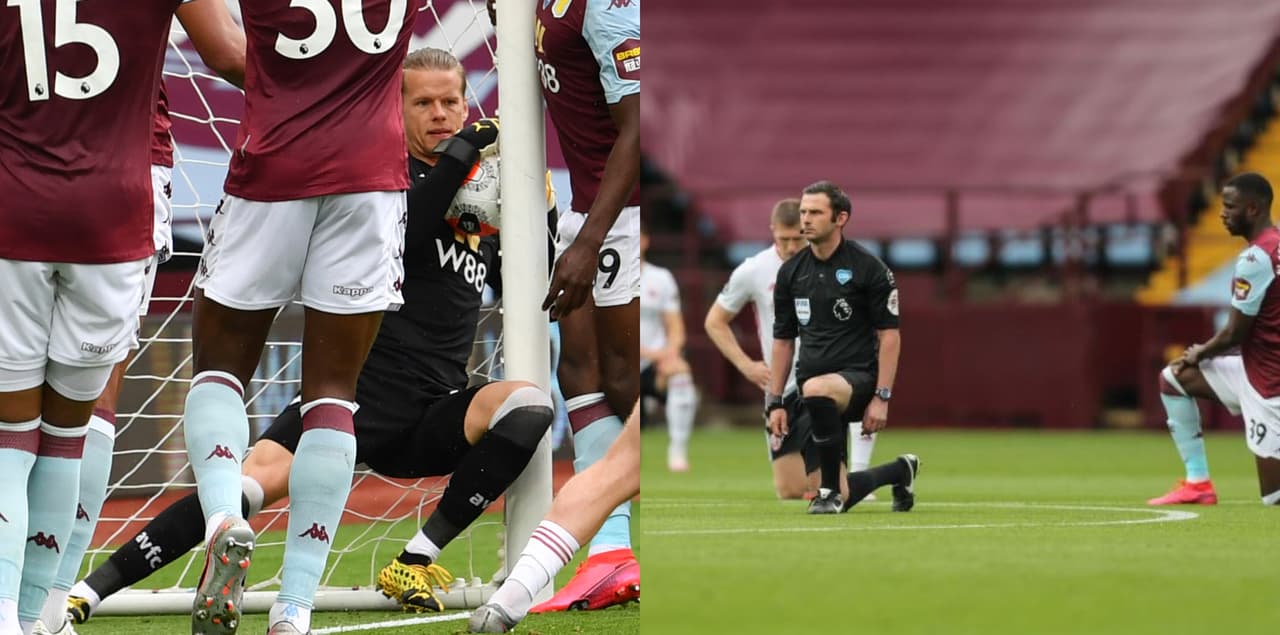 Lucha contra racismo y polémica con la tecnología en reinicio de Premier League