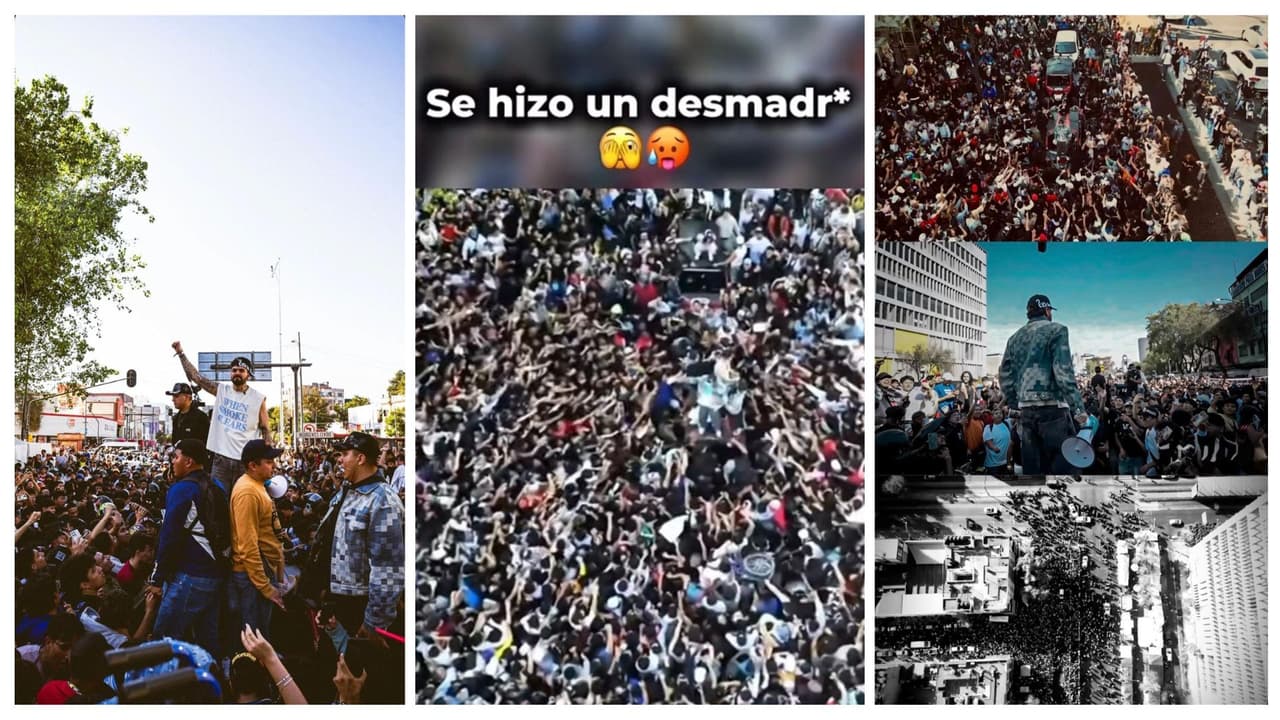 Adriano Zendejas convocó evento que terminó en caos.