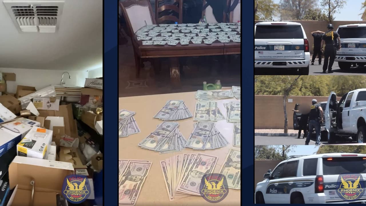 <a href="https://www.facebook.com/PhoenixPolice/posts/5371226906285846" target="_blank">El arresto se realizó tras 6 meses de investigación</a> por parte de la Oficina de Delitos contra la Propiedad de la Policía de Phoenix, la Oficina de Control de Drogas, los oficiales de la comisaría de South Mountain e investigadores del sector minorista privado.
<br>