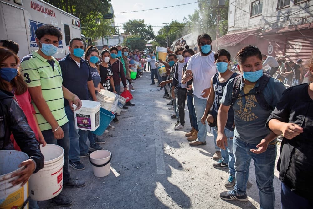 Solidaridad por terremoto en México 2017.