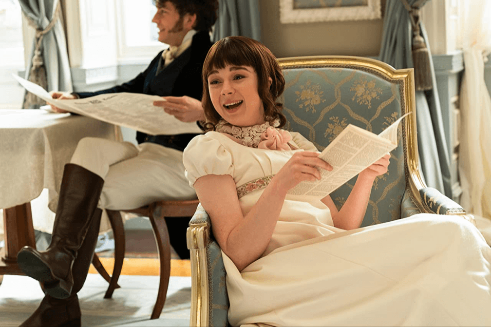 <b>Eloise Bridgerton </b>
<br>
<a href="https://www.univision.com/entretenimiento/cultura-pop/eloise-bridgerton-personaje-favorito-netflix">La Bridgerton favorita de la audiencia, Eloise</a>, es interpretada por la actriz Claudia Jessie: quien, a pesar de ser muy hermética con su vida privada, se sabe que anda con un chico desde hace cinco años.