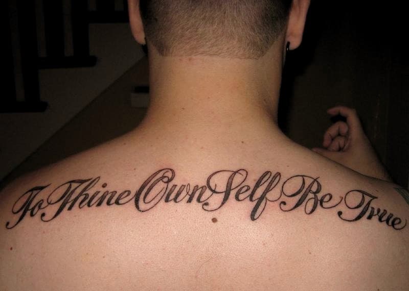 Ideas para ubicar tatuajes de frases