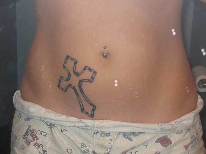 Tatuajes de cruces religiosas