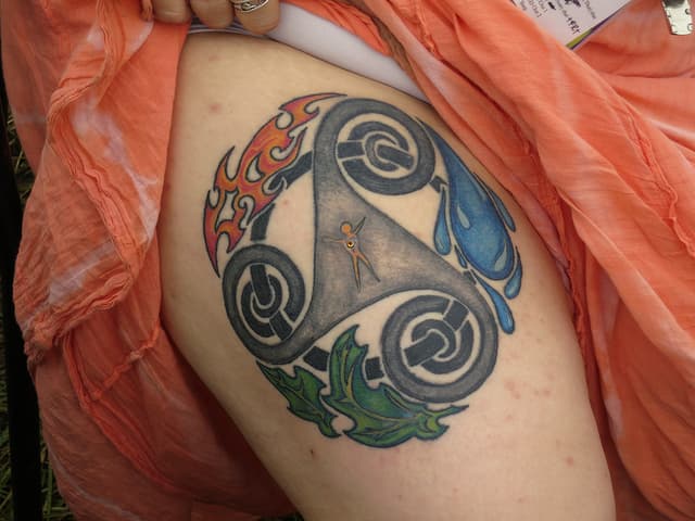 Tatuajes del triskelion: la sagrada trinidad celta