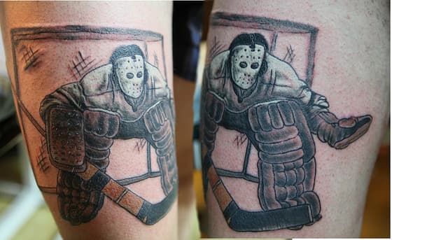 Diseños para deportistas: tatuajes de hockey