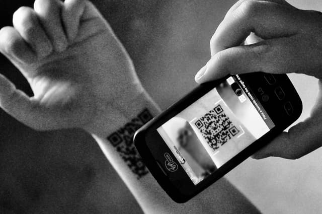El futuro es ahora: Tatuajes de códigos QR
