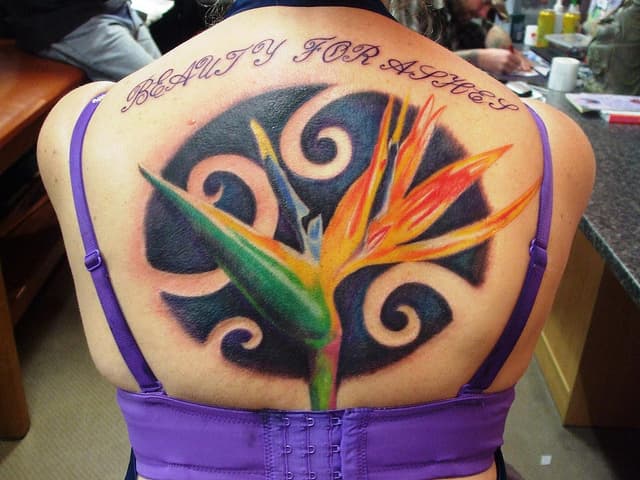 Tatuajes de Aves del Paraíso