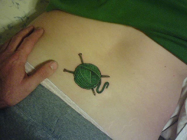 Tatuajes de color verde