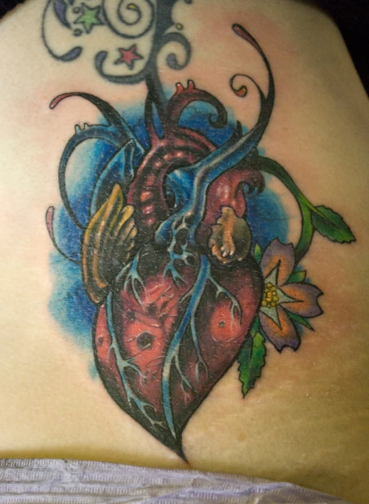 Tatuajes de corazones reales