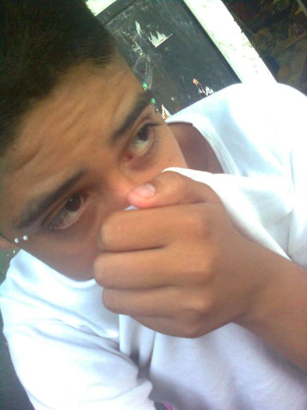 Piercing en la ceja, enviado por Luciano