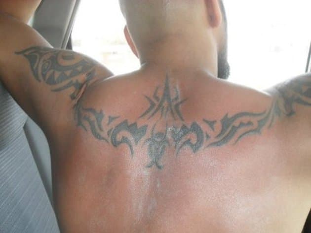 Edgar nos envía el tribal de su espalda