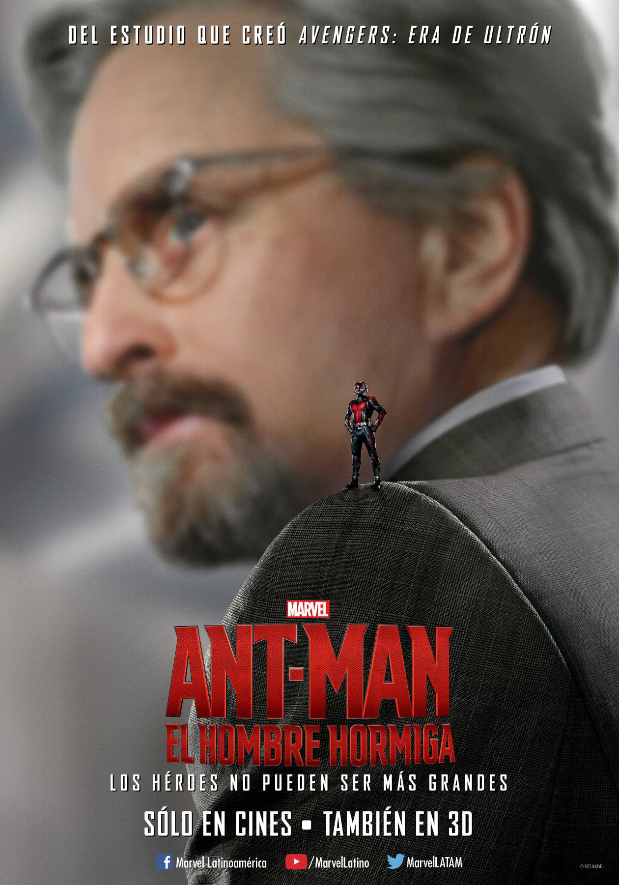 Ant-Man: conoce a Hank Pym, Hope Van Dyne y Luis en estos nuevos clips y pósters