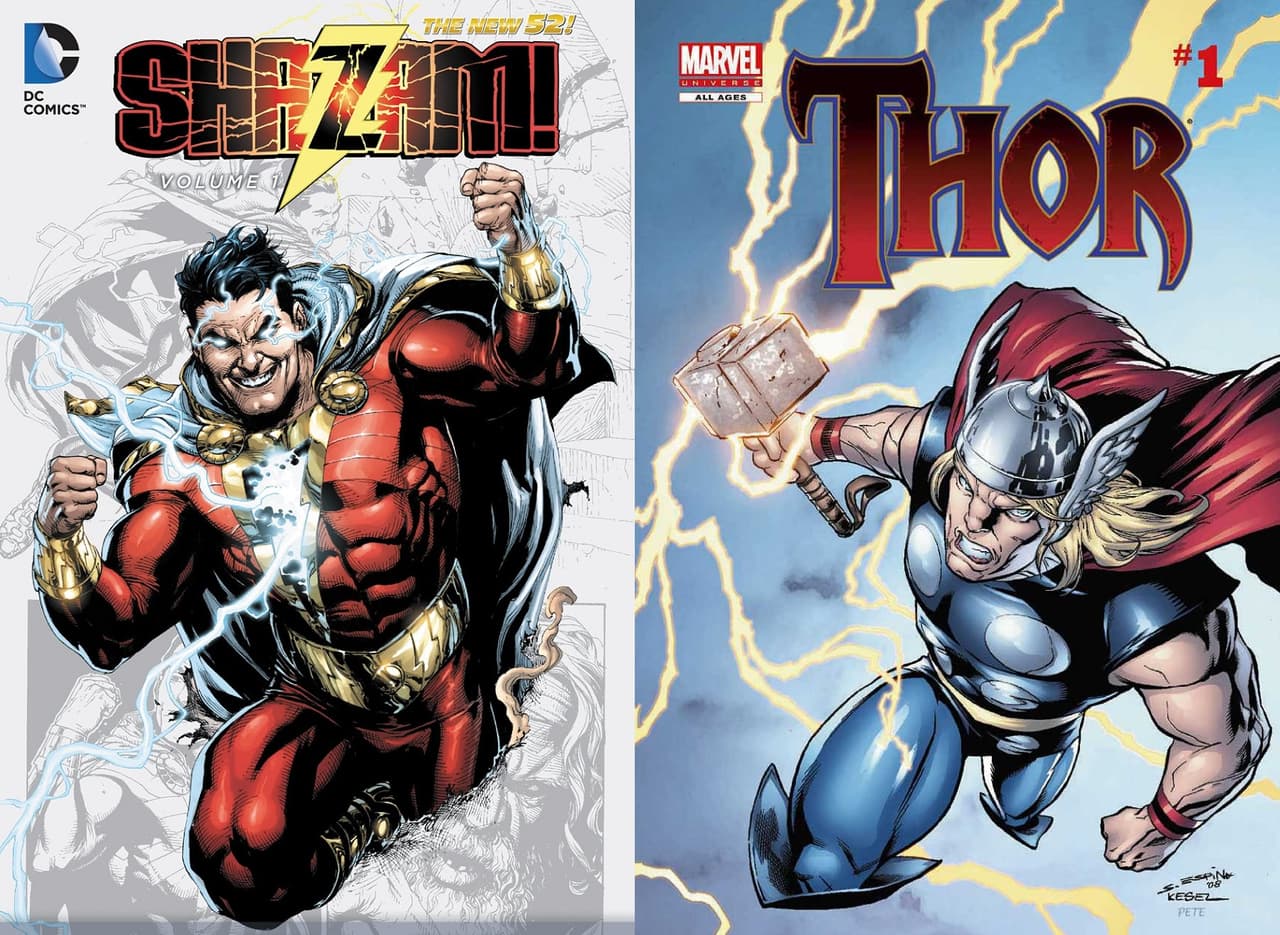 Batalla comparativa: Thor VS Shazam