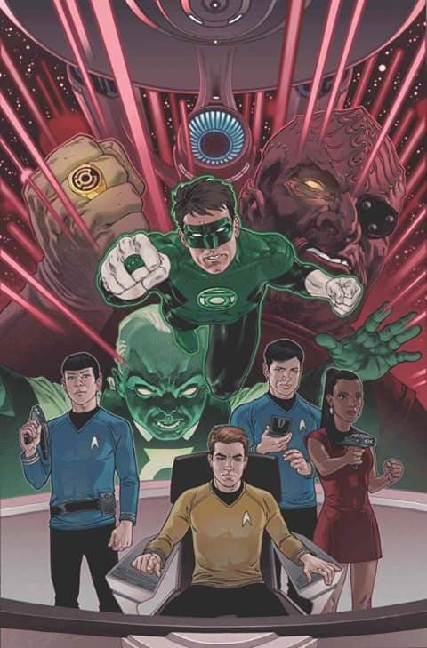 IDW y DC anuncian un impresionante crossover para Star Trek y Green Lantern