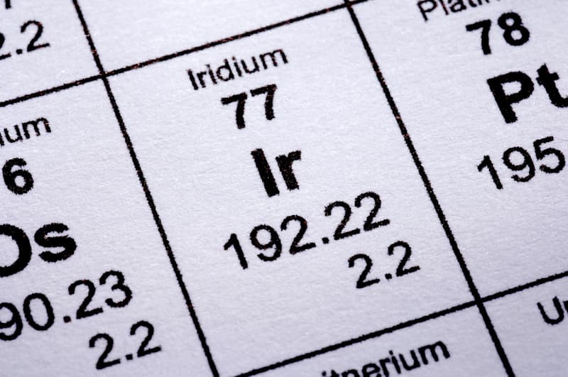 Características del iridio