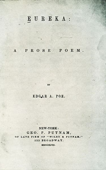 Lo que Edgar Allan Poe sabía sobre el origen del universo