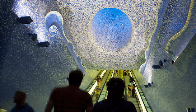 11 de las estaciones de metro más impactantes del mundo