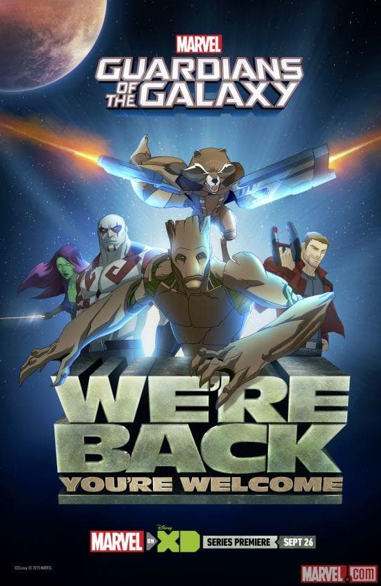 Primer adelanto de la serie animada Guardianes de la Galaxia