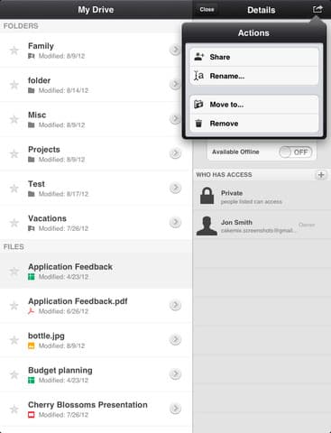 Google Drive actualizó sus aplicaciones mejorando el servicio