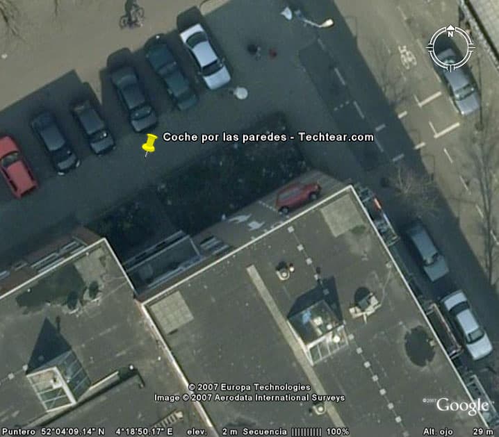 Imagen curiosa en Google Earth / Google Maps