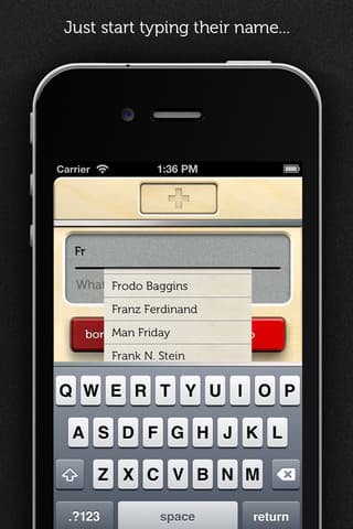 Lendthing te ayuda a recordar las cosas que prestas