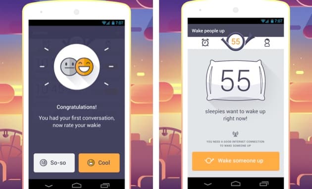 Wakie: una app social para despertar de forma cariñosa en la mañana