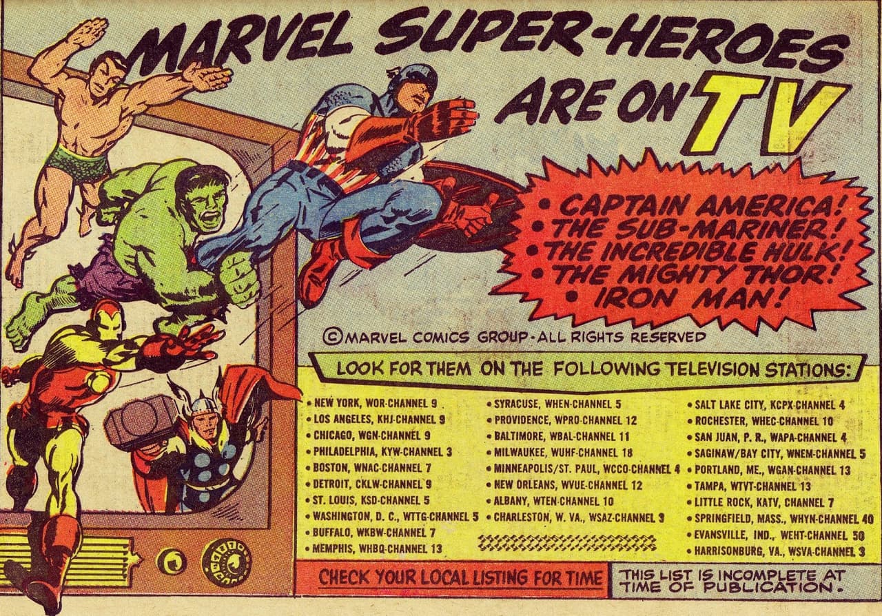 7 curiosidades sobre la serie animada The Marvel Super Heroes