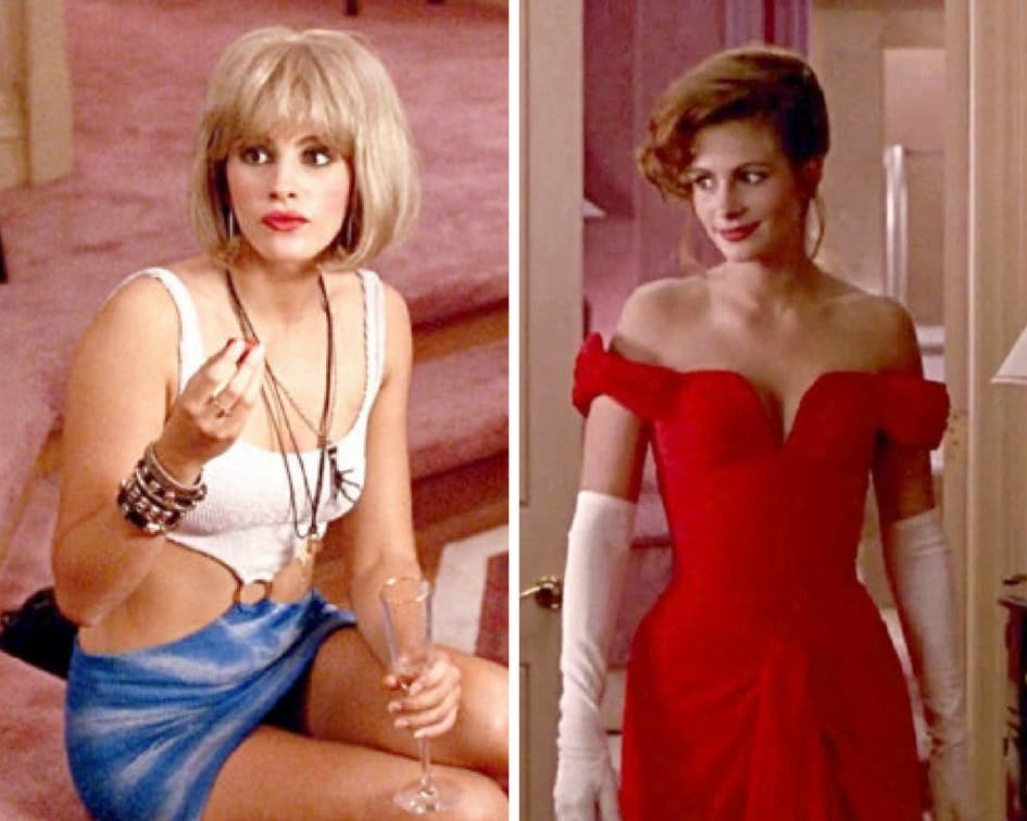 Collage de Julia Roberts en Pretty Woman