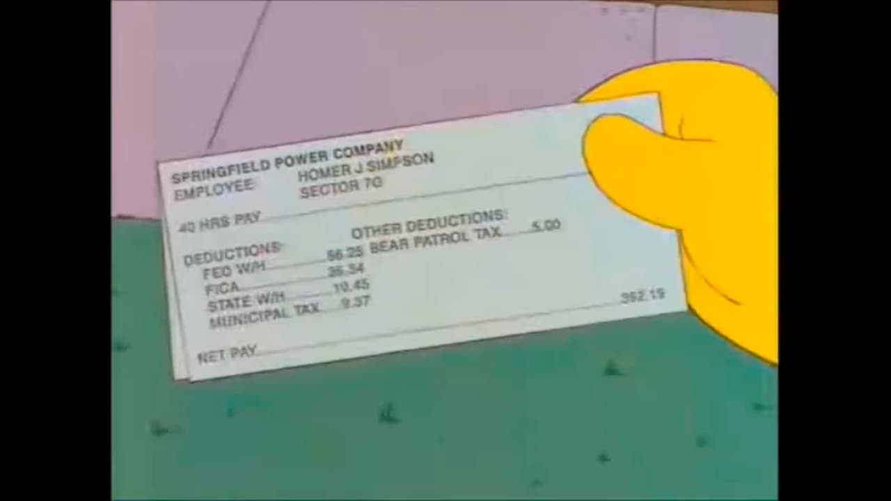 Ya sabemos cuánto gana Homero en la planta nuclear y no es la cantidad que esperábamos
