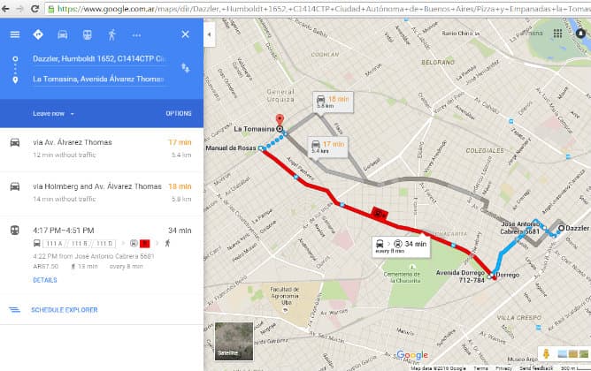 Google Maps ahora te indica cómo llegar en transporte público