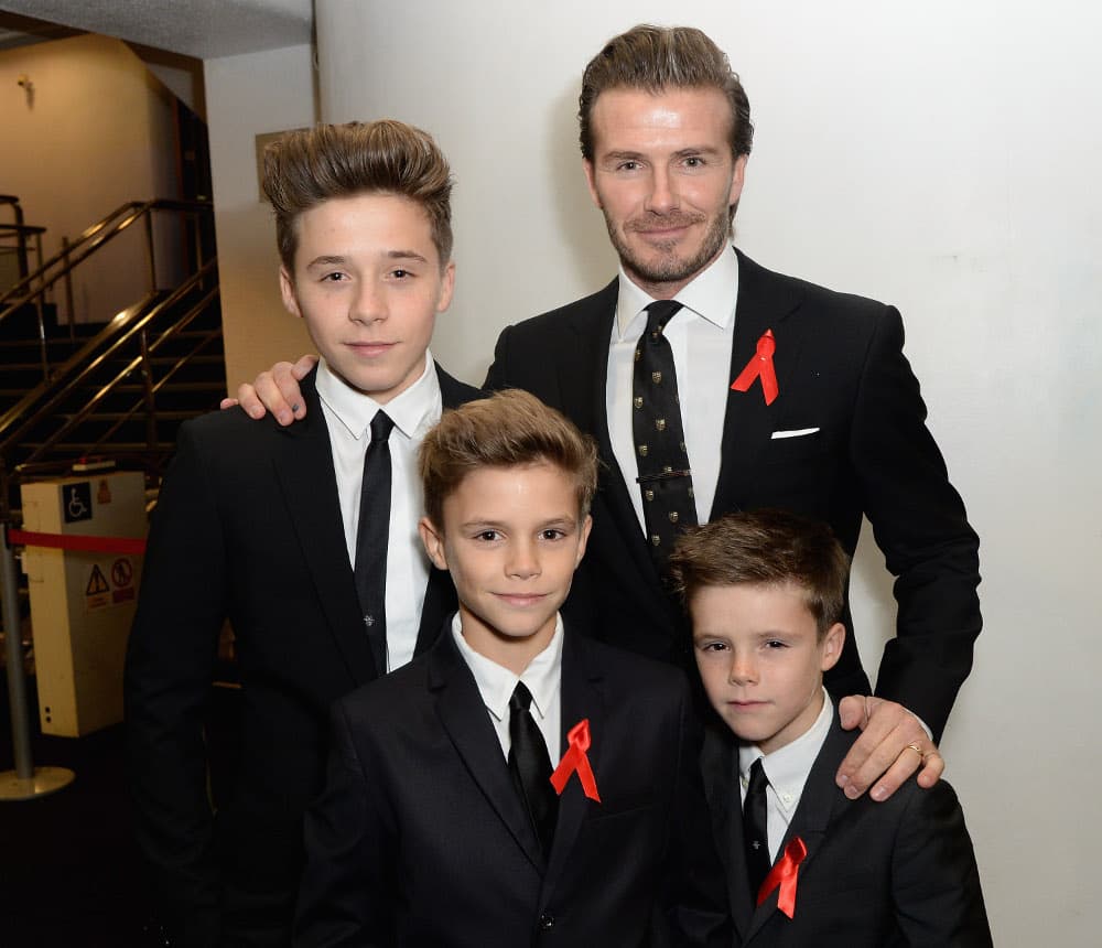 David Beckham y su hijo Brooklyn sufrieron un accidente de tránsito