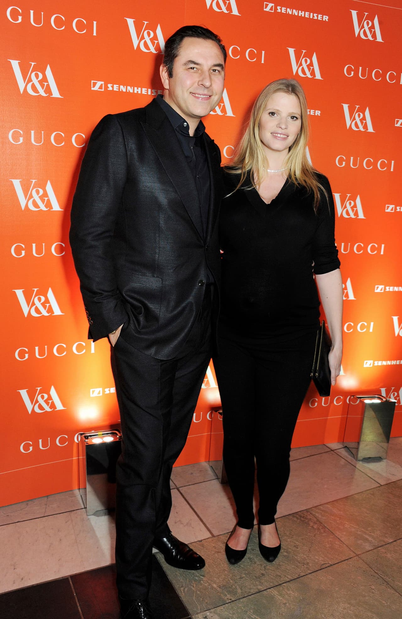 Lara Stone y David Walliams han sido padres de un niño