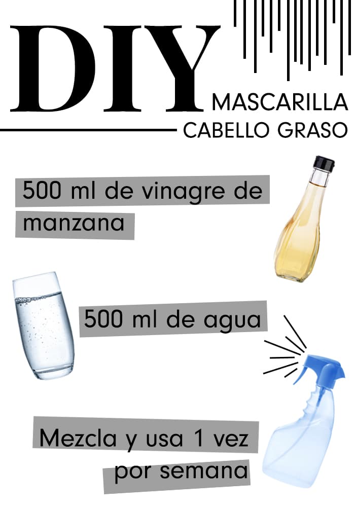 ¿Cabello graso? Yo probé el enjuague con vinagre de manzana y esto fue lo que pasó