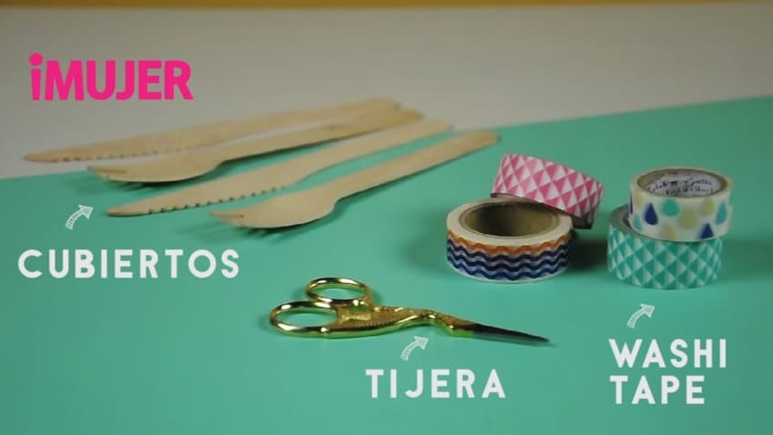 Descubre este simple tip para decorar los cubiertos descartables de tu fiesta de forma divertida