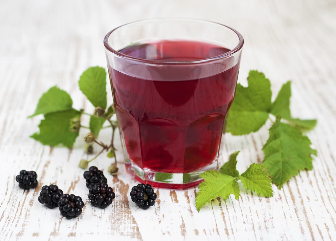 Margarita de moras y cerezas